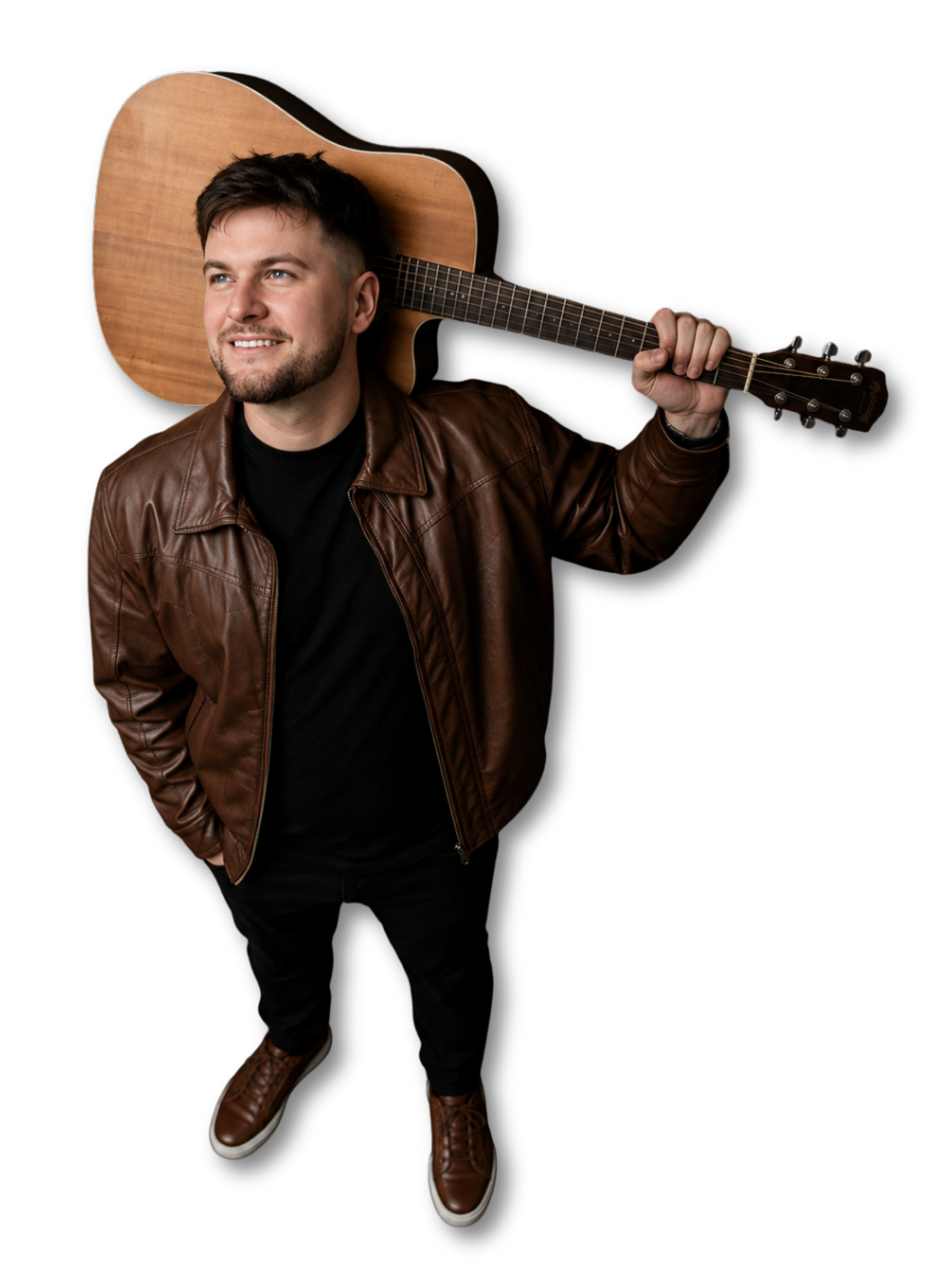 Renan Zimmer com um violão
